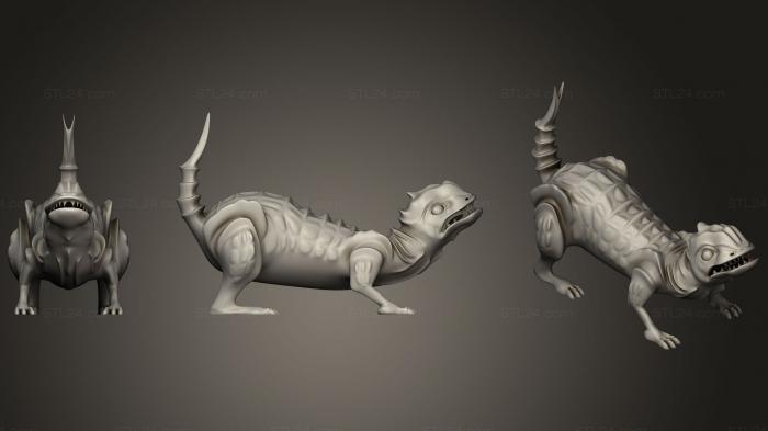 Animal figurines (Hybrid 4, STKJ_1082) 3D models for cnc